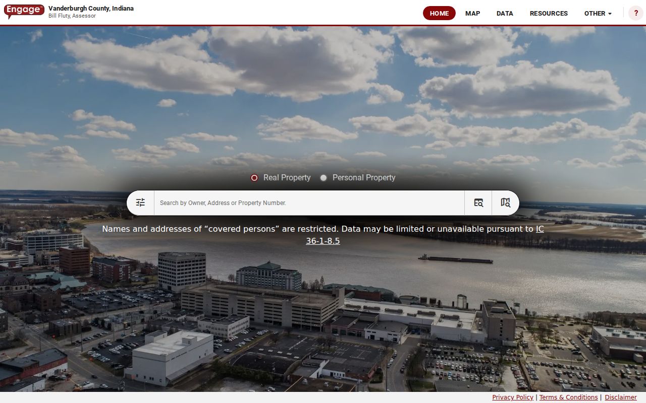 Vanderburgh County XSoft owner and address property search for Evansville
