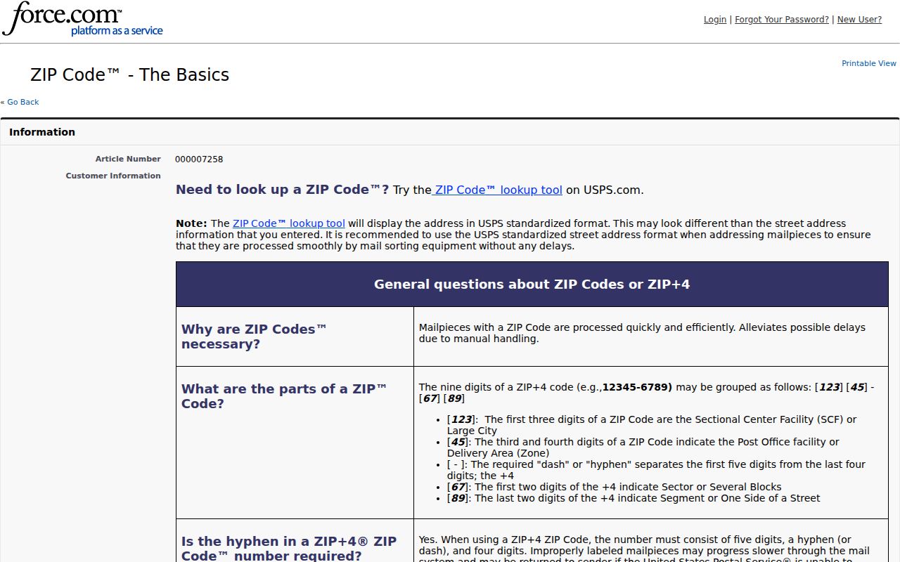 Evansville ZIP code directory USPS postal basics